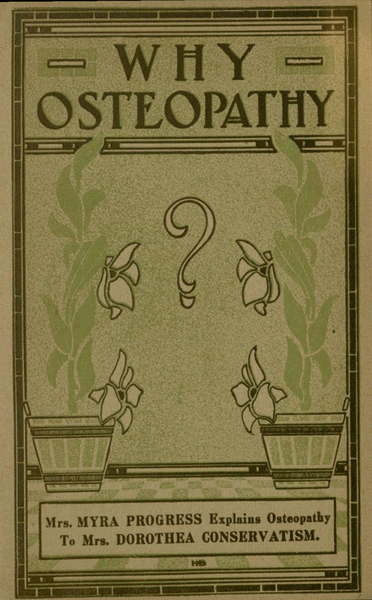 Cover of Why Osteopathy