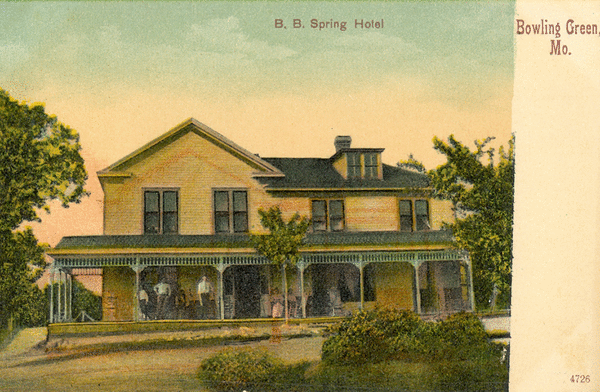 POstcard of B. B. Spring Hotel
