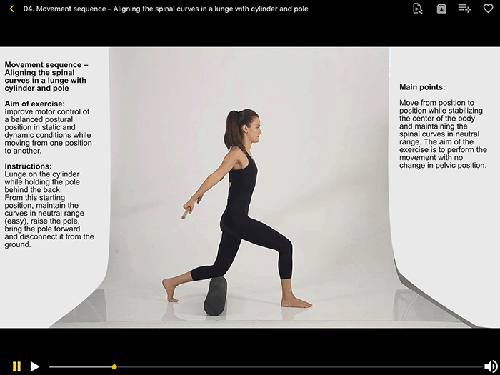 Screenshot of a movement sequence in Posture